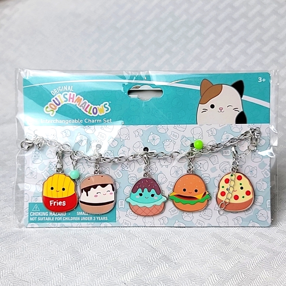 Squishmallows Interchangeable Charm Bracelet Set